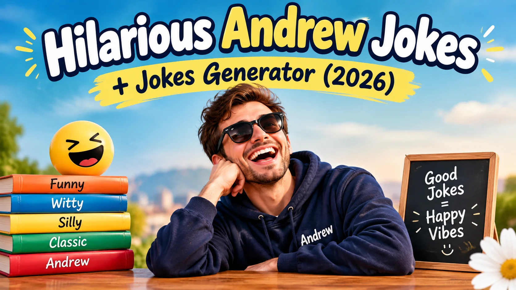 Hilarious Andrew Jokes + Jokes Generator (2026)