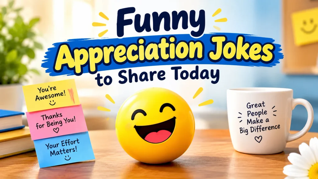 Funny Appreciation Jokes to Share Today