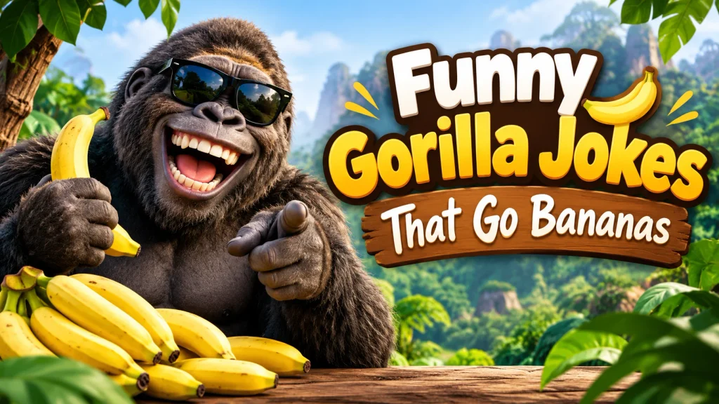 Funny Gorilla Jokes That Go Bananas