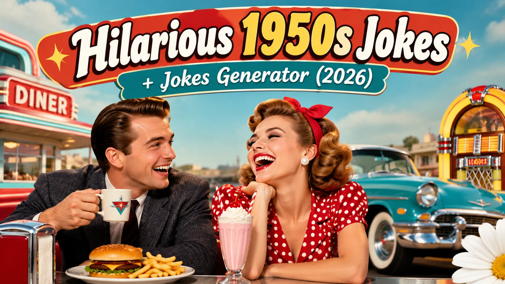 Hilarious 1950s Jokes + Jokes Generator (2026)