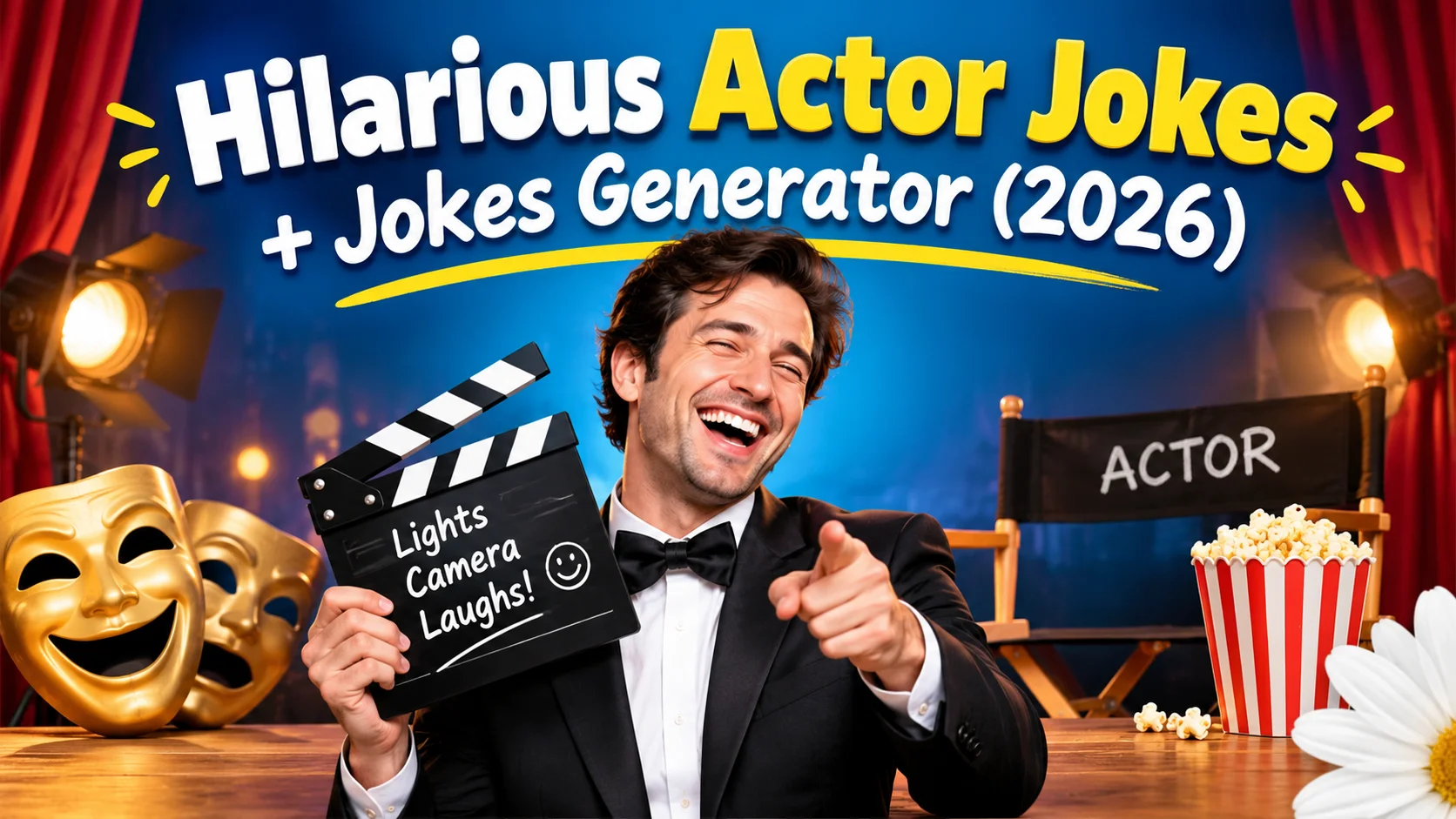 Hilarious Actor Jokes + Jokes Generator (2026)