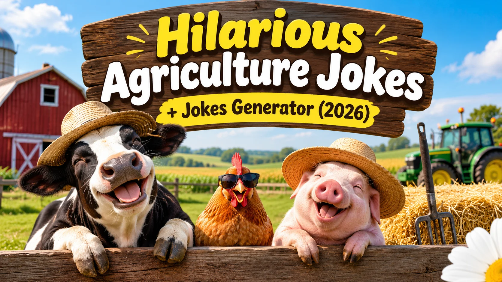 Hilarious Agriculture Jokes + Jokes Generator (2026)