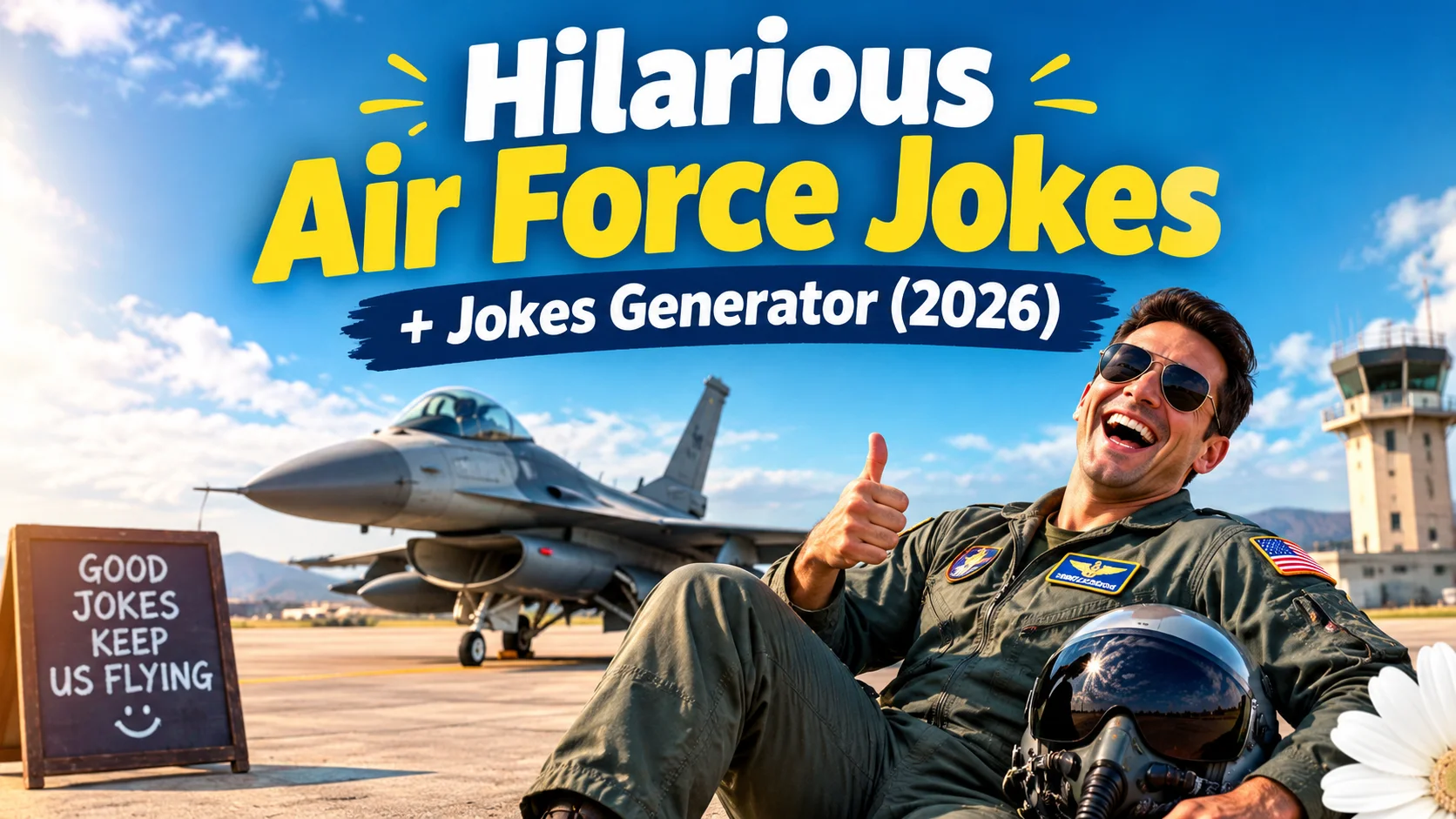 Hilarious Air Force Jokes + Jokes Generator (2026)