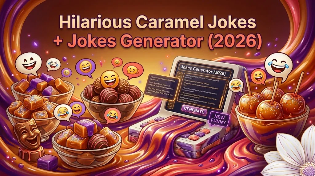 Hilarious Caramel Jokes + Jokes Generator (2026)