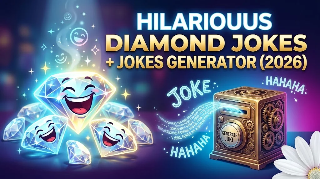 Hilarious Diamond Jokes + Jokes Generator (2026)