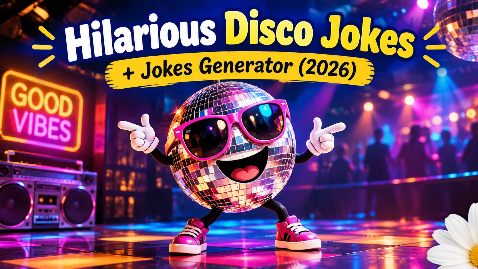 Hilarious Disco Jokes + Jokes Generator (2026)