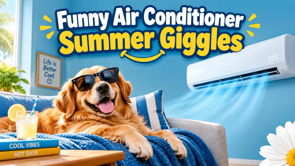 Funny Air Conditioner Summer Giggles