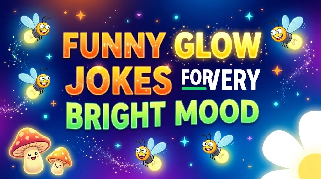 Funny Glow Jokes For Every Bright Mood