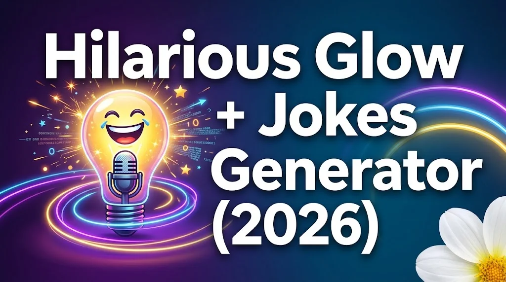 Hilarious Glow Jokes + Jokes Generator (2026)