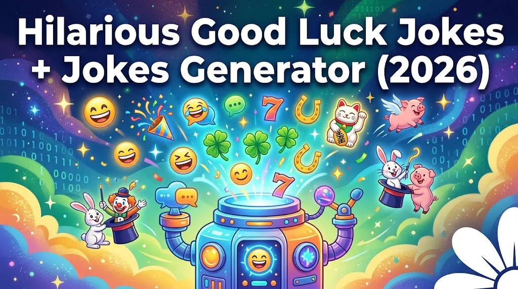 Hilarious Good Luck Jokes + Jokes Generator (2026)