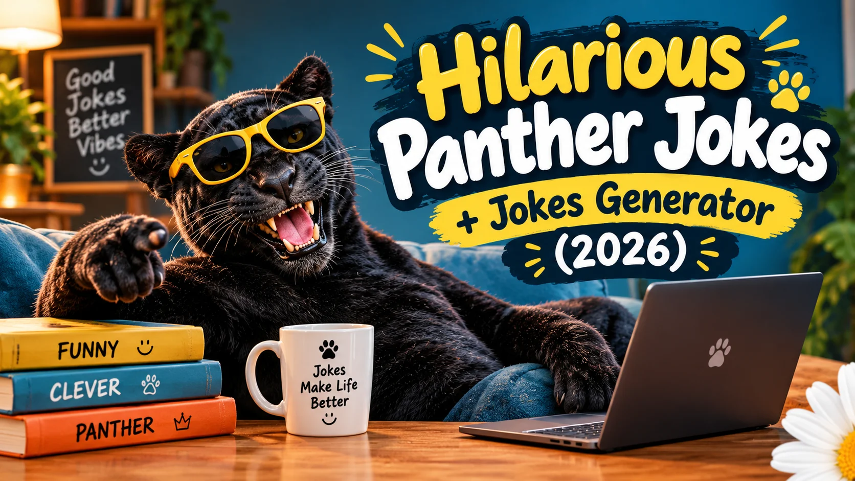 Hilarious Panther Jokes + Jokes Generator (2026)