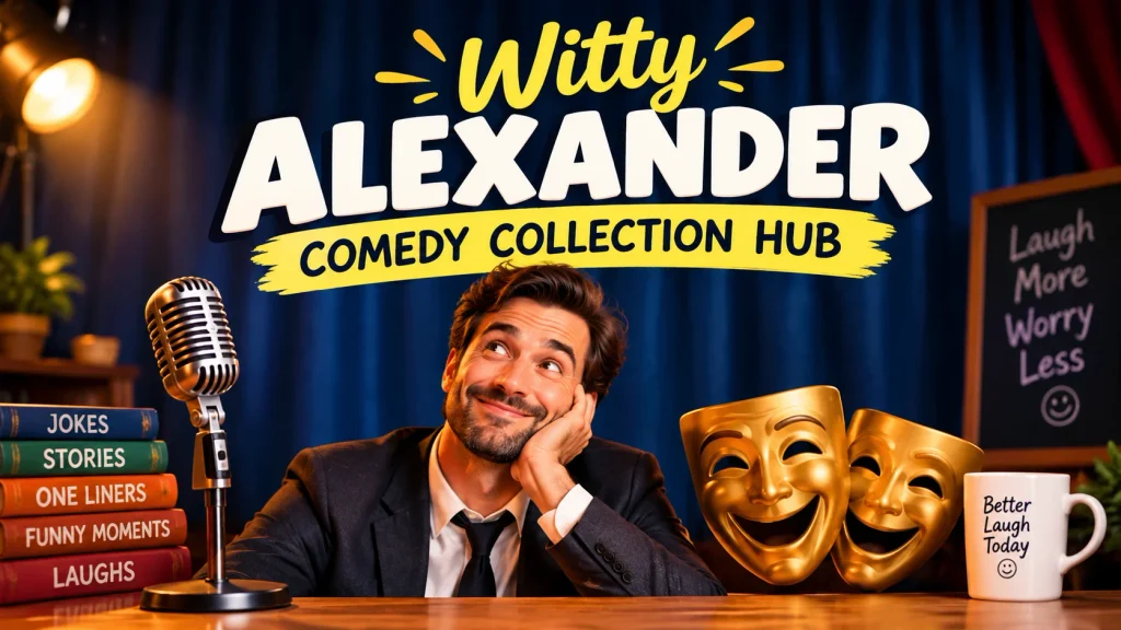 Witty Alexander Comedy Collection Hub